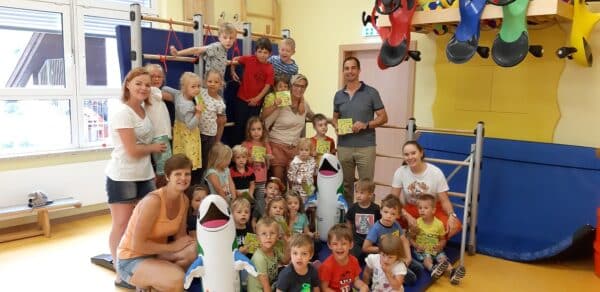 Ein puhuhul im Garten mit dem Kindergarten Kraubath eine Aktion von Cranpool