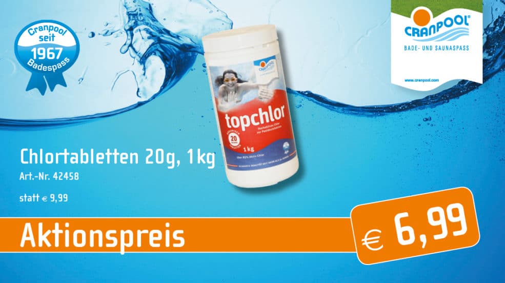 Wasserpflege aktions preis bei Cranpool