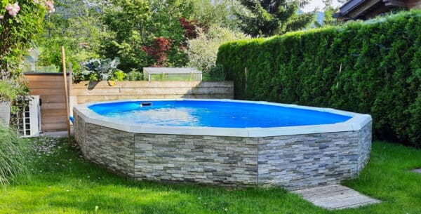 Pool Projekt Familie Ender,Stahlwand Swimmingpool Grand Royal 5,0 x 3,9 x 1,45m