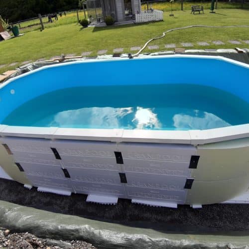 Cranpool Royal Schwimmbecken, oval und freistehend