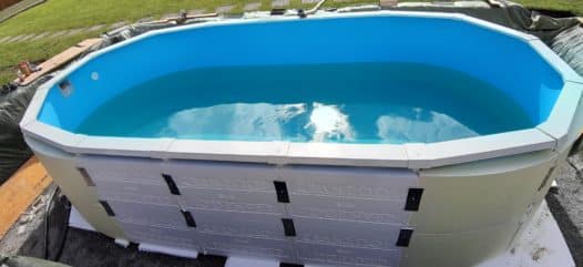 Cranpool Royal Schwimmbecken, oval und freistehend