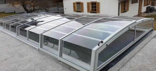 Swimmingpool Abdeckung Dom krativ