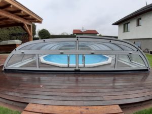 Cranpool Schwimmingpool Überdachung Dom typ Perfekt