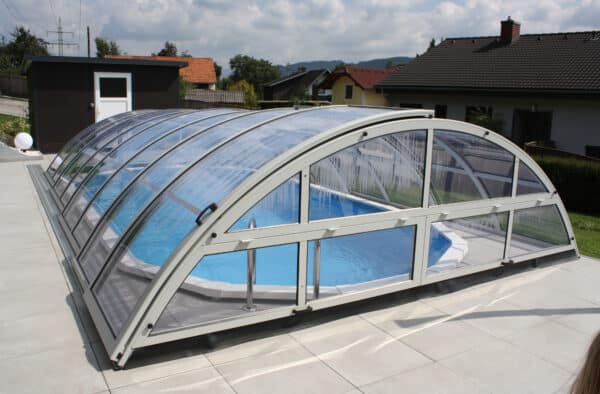 Cranpool Royal Schwimmbecken mit Überdachung Cabrio Dom Klassik