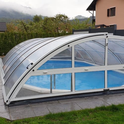 Cranpool Schwimmbad Überdachung Cabrio Dom Klassik