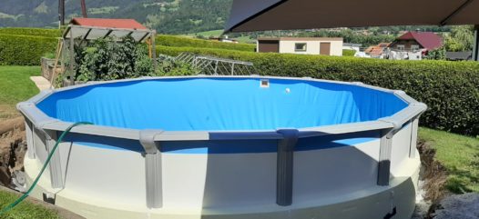 Rimini Schwimmbecken, rund, von Cranpool