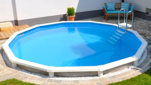 versenktes Rundpool, Schwimmbeckenverkleidung, Cranpool