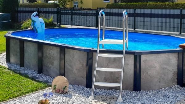 freistehendes Schwimmbecken, Aufstellpool, Cranpool, Schwimmbadverkleidung