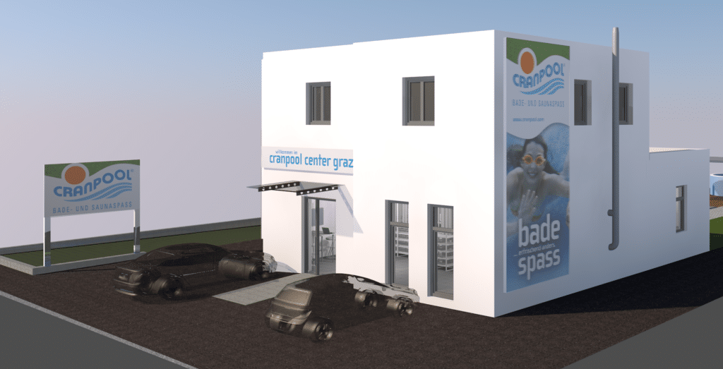 Grand Opening Cranpool, Cranpool Center Graz; Poolausstellung; Fachgeschäft für Schwimmbad und Saunabedarf, Neueröffnung ab 01.04.2022, Kärntnerstraße 196 810 Graz