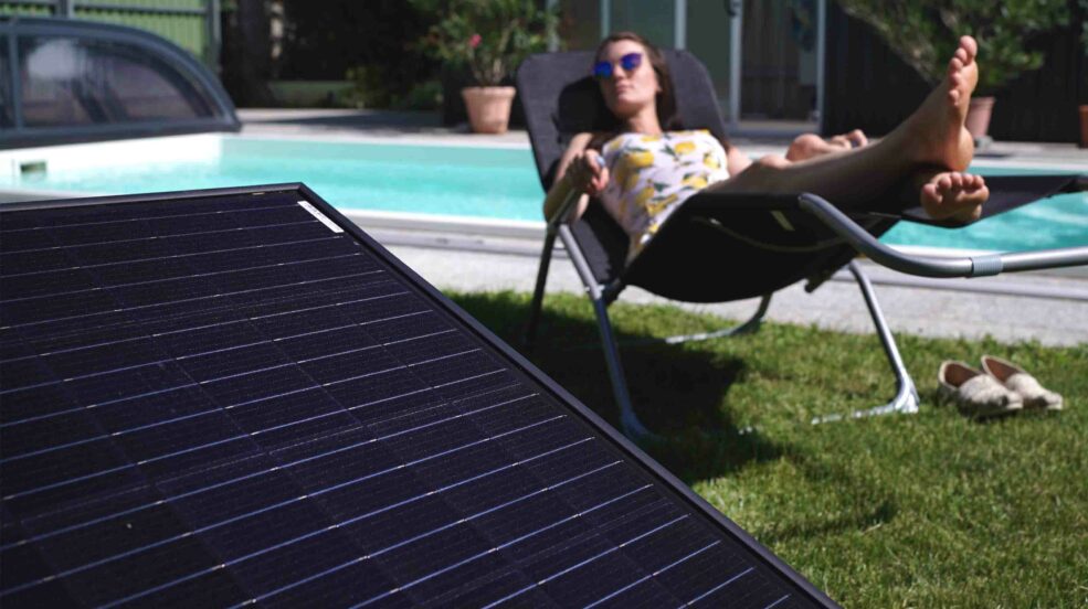 Cransolar Photovoltaik für den Pool, Pool sparsam heizen durch Sonnenstrom in Form von Photovoltaik