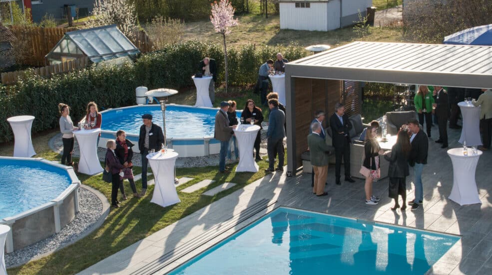 Cranpool Center Graz Eröffnung, Ausstellung, Cranpool, Badespaß, Schwimmbecken