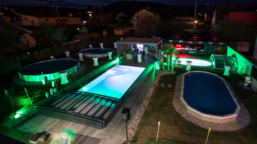 Cranpool Center Graz Eröffnung, Ausstellung, Cranpool, Badespaß, Schwimmbecken