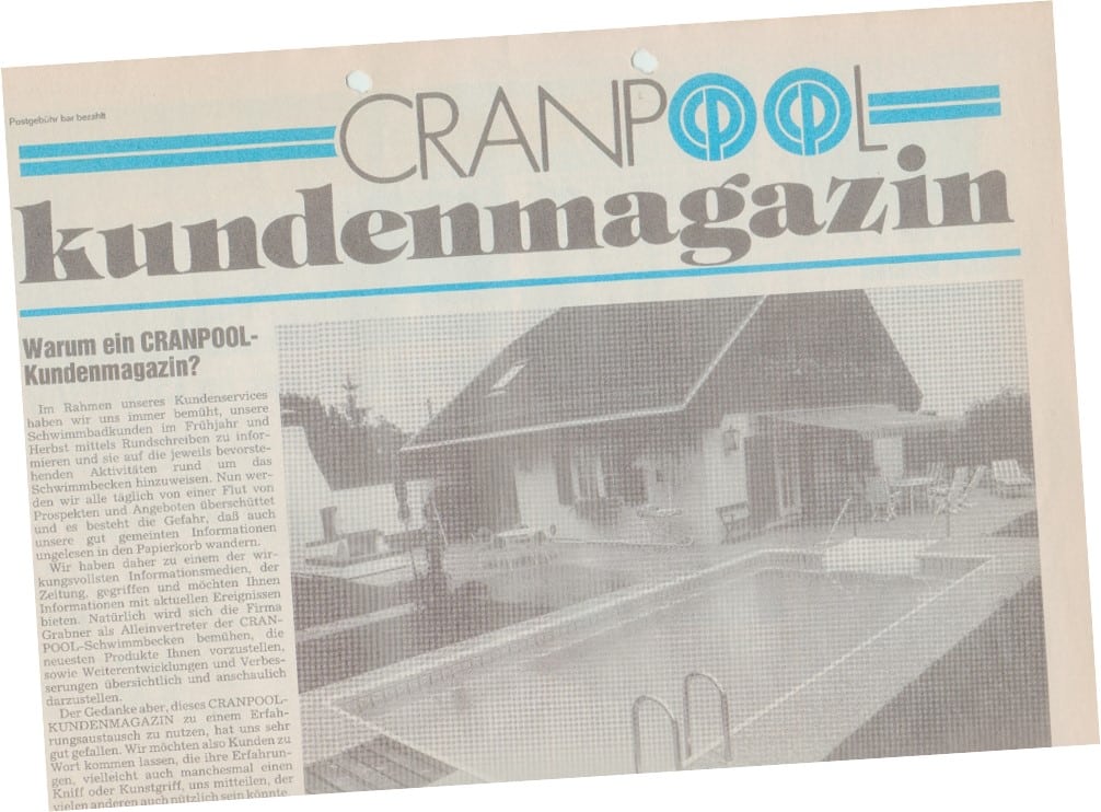 erstes Cranpool Kundenmagazin