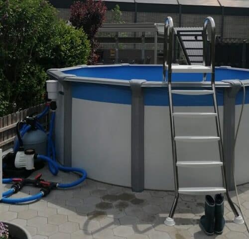 Aufstellbecken Rimini von Cranpool, rund und freistehen, Pool, Cranpool