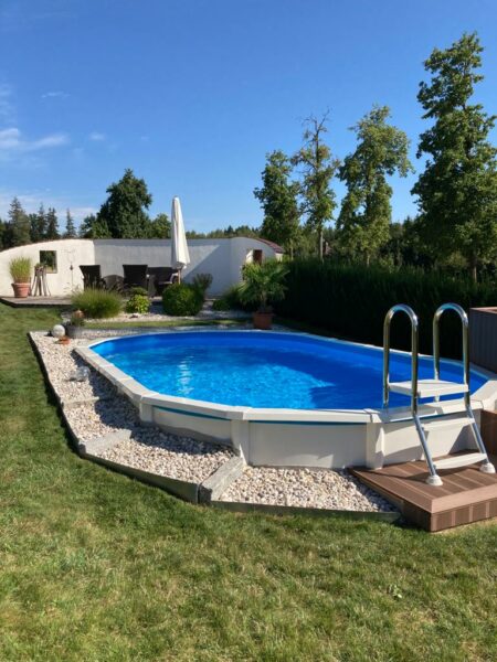 Poolprojekt Willi Ortbauerr, mein Weg zum Traumpool mit Cranpool, Royal Schwimmbecken mit Formrohren