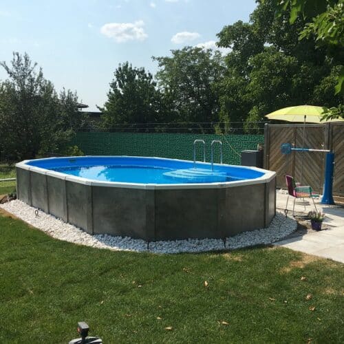 Pool Projekt Horak-Kornecny teilversenker Ovalpool mit Verkleidung, Empfehlung