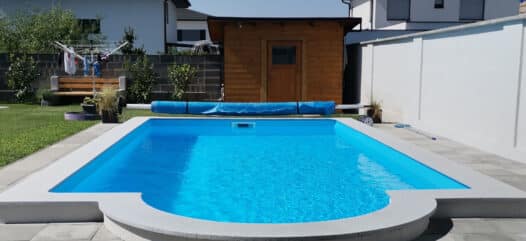 Pool, Folie, Überdachung