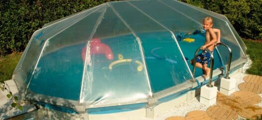 Sun Remo mit Sonnendom, Cranpool, Sanierung eines Schwimmbades