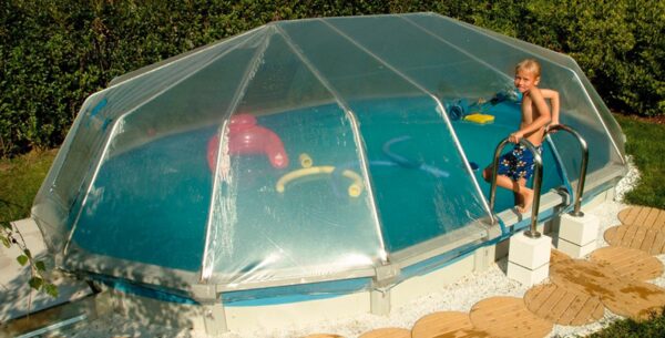 Sun Remo mit Sonnendom, Cranpool, Sanierung eines Schwimmbades
