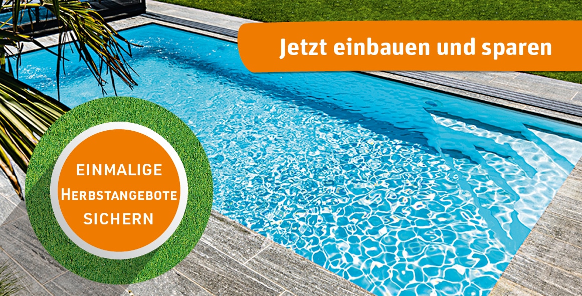 Herbstaktion, Cranpool Aktion, einmalige Herbstangebote, Herbstangebot Pool, Ozean, jetzt einbauen und sparen