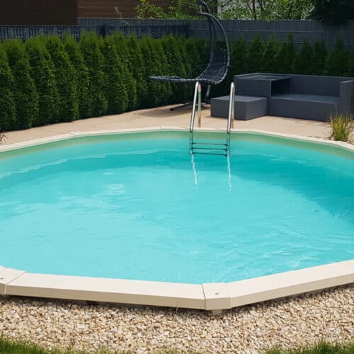 Cranpool Royal, Rundpool, versenktes Schwimmbecken, Pool