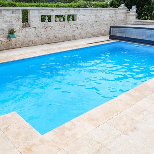Cranthermo mit Überdachung, Schwimmbecken mit Überdachung, Rechteckbecken mit Halle, Cranthermopool mit Cabriodom, neues Pool, Cranpool
