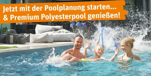GFK Becken, Polyesterbecken, Composite Schwimmbecken