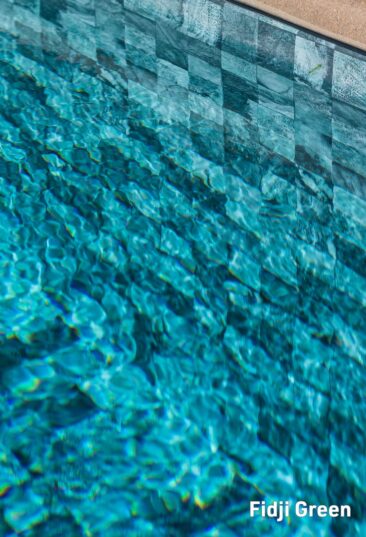 Poolfolie Design Fidji green
