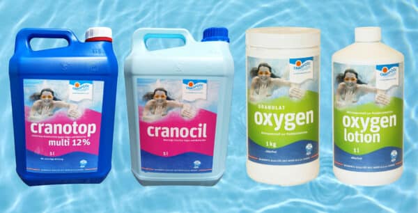 Pool-Wasserpflege CHLORFREI: Sanft & Geruchsneutral