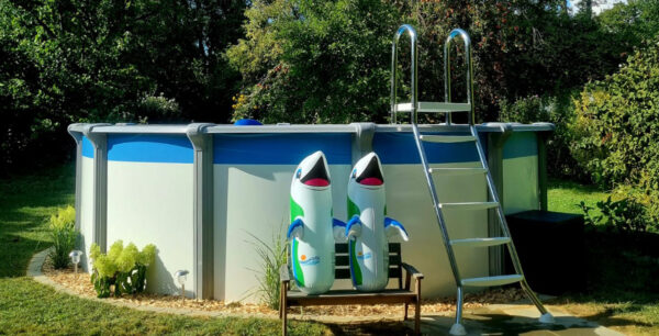 Cranpool Rundpool Rimini mit Leiter und Flipper