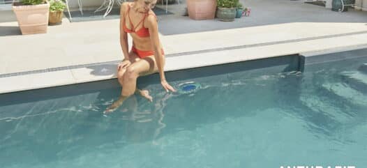 Pool mit Folienfarbe anthrazit
